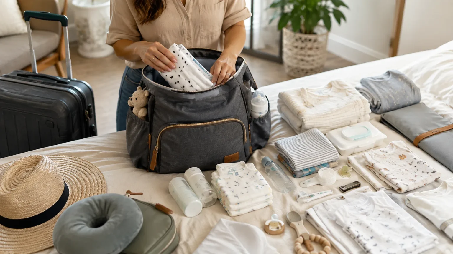 How to Pack a Diaper Bag for Travel