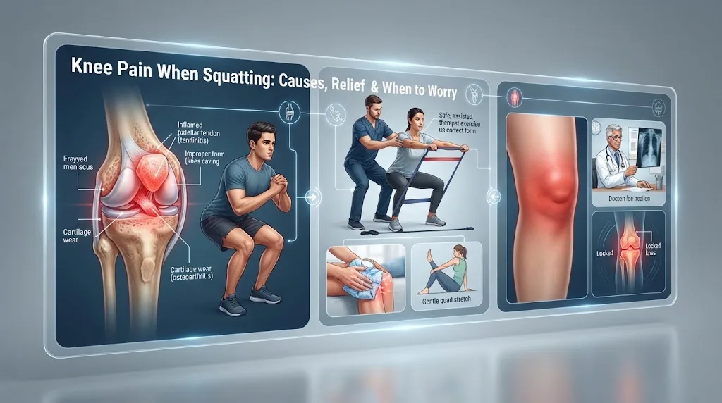 Knee Pain When Squatting Causes, Relief & When to Worry